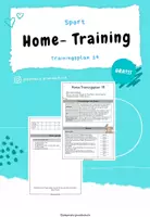 Vorschau - Arbeitsblätter - Home- Trainingsplan 19 - Deckblatt