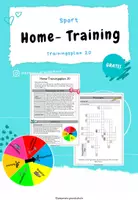 Vorschau - Arbeitsblätter - Home- Trainingsplan 20 - Deckblatt