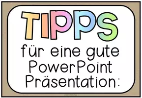 Vorschau - Poster - Das Referat - Tipps für eine PowerPoint Präsentation (Tafelmaterial/Poster) - Seite 2