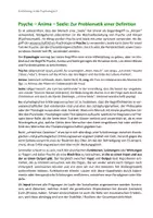 Vorschau - Arbeitsblätter - Psyche - Wie sie sich begreifen und definieren lässt - Seite 1