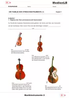 Vorschau - Arbeitsblätter - Musikinstrumente II - Arbeitsblätter mit Lösungen - Deckblatt