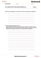 Vorschau - Arbeitsblätter - Musikinstrumente II - Arbeitsblätter mit Lösungen - Seite 1