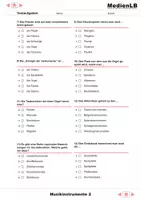 Vorschau - Test - Musikinstrumente II - Testaufgaben mit Lösungen - Seite 2