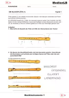 Vorschau - Arbeitsblätter - Musikinstrumente I - Arbeitsblätter mit Lösungen - Deckblatt