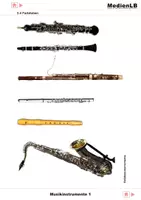 Vorschau - Präsentationen/Tafelbilder - Musikinstrumente I - Farbfolien - Deckblatt