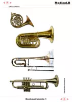 Vorschau - Präsentationen/Tafelbilder - Musikinstrumente I - Farbfolien - Seite 1