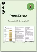 Vorschau - Stundenentwürfe - Piratenworkout - Fernunterricht - Deckblatt