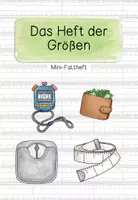 Vorschau - Merkblätter - Faltheft zum Thema Größen - Deckblatt