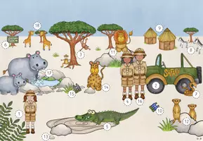 Vorschau - Arbeitsblätter - Lesespur "Safari" (4-fach differenziert) - Seite 3