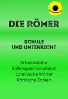 Vorschau - Arbeitsblätter - Die Römer - Schule, Latein, Zahlen - Deckblatt