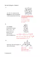 Vorschau - Arbeitsblätter - Die Satzgruppe des Pythagoras - Seite 3