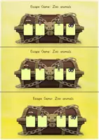 Vorschau - Arbeitsblätter - Zoo animals: Escape Game / Escape Room & Suchsel - Englisch - Kl. 4 - Seite 1