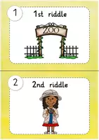 Vorschau - Arbeitsblätter - Zoo animals: Escape Game / Escape Room & Suchsel - Englisch - Kl. 4 - Seite 2