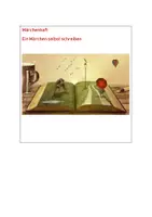 Vorschau - Fördermaterial/Inklusion - Märchenhaft Anleitung ein Märchen selbst schreiben leichte Sprache - Deckblatt