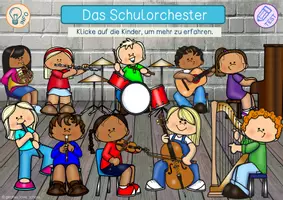 Vorschau - Unterrichtsreihen - Instrumente Grundschule – Interaktives Material & Arbeitsheft (Musik Klasse 3/4, Orchester & Instrumentenkunde) - Seite 1