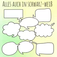 Vorschau - selbst erstellte Cliparts/Grafiken - Sprech- und Gedankenblasen: 90 verschiedene Cliparts - Seite 3
