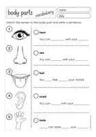 Vorschau - Arbeitsblätter - body parts Arbeitsblätter Englisch - Seite 3