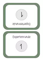 Vorschau - Mal- und Bastelvorlagen - Gruppenpuzzle – universelle Tisch- und Schülerkarten - Seite 2