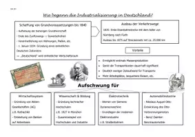 Vorschau - Arbeitsblätter - Geschichte 9 - Industriealisierung - Seite 1