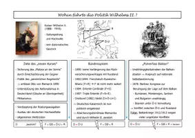 Vorschau - Arbeitsblätter - Geschichte 9 - War die Politik Wilhelms II. erfolgreich? - Seite 1