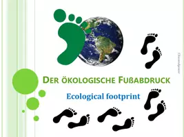 Vorschau - Stundenentwürfe - Komplettes Folienpaket zum ökologischen Fußabdruck-Klimamaterial!! - Seite 1