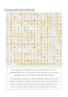 Vorschau - Arbeitsblätter - Rund um die Gesundheit - Suchsel/Buchstabengitter - Seite 1