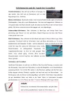 Vorschau - Arbeitsblätter - Informationen zum "Schwimmsport" - Seite 1