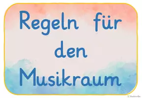 Vorschau - Poster - Regeln für den Musikraum (mehrere Varianten) - Seite 1