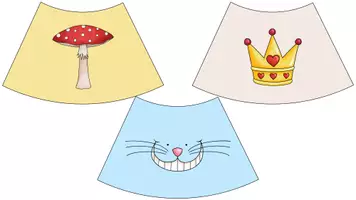 Vorschau - Mal- und Bastelvorlagen - Literaturprojekt: Alice im Wunderland - Legekreis - Seite 2