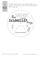 Vorschau - Arbeitsblätter - Drehrad Lebenszyklus Schmetterling mit Arbeitsblatt - Seite 3
