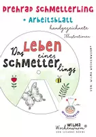 Vorschau - Arbeitsblätter - Drehrad Lebenszyklus Schmetterling mit Arbeitsblatt - Deckblatt