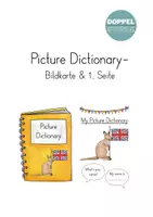 Vorschau - Arbeitsblätter - Picture Dictionary "Bildkarte & 1. Seite" - Bilderwörterbuch - Deckblatt