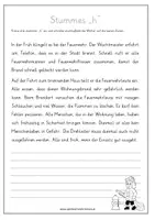Vorschau - Arbeitsblätter - Stummes h FEUERWEHR - Seite 2