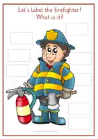 Vorschau - Arbeitsblätter - What is it? - FEUERWEHR - Seite 1