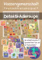 Vorschau - Spiele - Konzentrationsspiel: Detektiv Adler Auge - Deckblatt