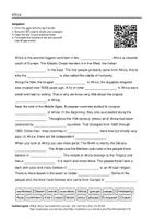 Vorschau - Arbeitsblätter - Englischsprachige AB zum Thema "Africa" + Lösung & MP3 + - Deckblatt