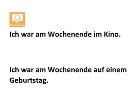 Vorschau - Aufgabenkarten - DaF/DaZ A1/A2 - Perfekt - Sprechen über das Wochenende - Speaking Corners - Deckblatt