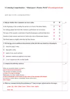 Vorschau - Klassenarbeiten - Listening Comprehension Oberstufe - Shakespeare's Globe - Seite 3