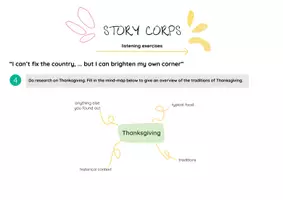 Vorschau - Arbeitsblätter - Podcast StoryCorps - "I Can Brighten my Own Corner" - Seite 2