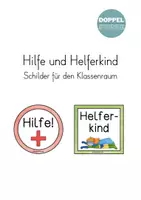 Vorschau - Bildkarten - Hilfe und Helferkind - Deckblatt