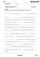 Vorschau - Arbeitsblätter - Sommer - Arbeitsblätter mit Lösungen - Deckblatt