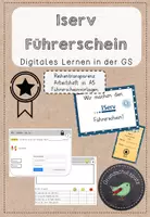 Vorschau - Unterrichtsreihen - IServ Führerschein - digitales Lernen in der Grundschule - Deckblatt