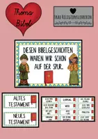 Vorschau - Präsentationen/Tafelbilder - Bibeldetektive: diesen Bibelgeschichten waren wir schon auf der Spur..." - Deckblatt