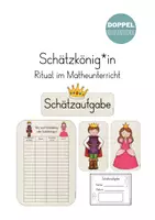Vorschau - Bildkarten - Schätzkönig*in - Ritual für den Matheunterricht - Deckblatt