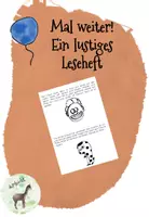Vorschau - Arbeitsblätter - Mal weiter! Leseheft Karneval - Deckblatt