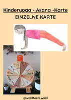 Vorschau - Bildkarten - Kinderyoga-Asana-Karte "Das Brett" - Deckblatt
