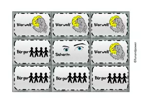 Vorschau - Spiele - Werwolf - Spielkärtchen für Könner und Anfänger - Seite 3