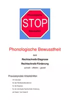 Vorschau - Arbeitsblätter - Phonologische Bewusstheit - Deckblatt