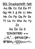 Vorschau - selbst erstellte Schriftarten - Schriftarten bambusgras zur kommerziellen Nutzung Font - Seite 3