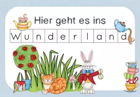 Vorschau - Arbeitsblätter - Literaturprojekt: Alice im Wunderland - Zusatzmaterial FREEBIE - Seite 1